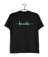 Sports Fitness Yoga Breathe Custom Printed Graphic Design T-Shirt for Women